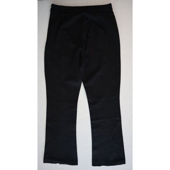 LUCY PARIS PA8907-1 Women's Sz Medium Black Kari Slit Cuff Stretch Pants - Picture 2 of 11